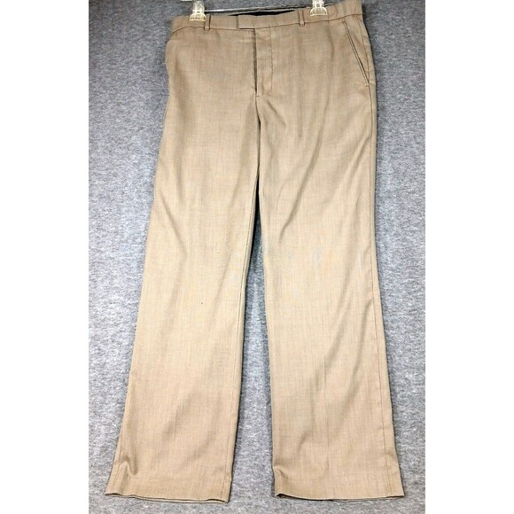 Perry Ellis Folio Flex Classic‎ Fit Dress Pants Slacks Mens Size 36x32 - Gray - Picture 1 of 14